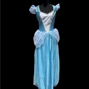 Disney Sparkling Blue and Silver Kids Costume